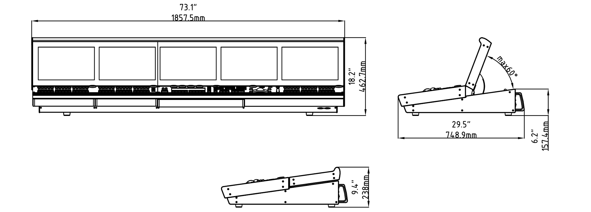 990521210017 TEKMAND Ⅴ 2016款 灯光控制台 尺寸图-模型_00